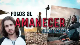 HAGO FOTOS  en el TEJADO de mi casa al AMANECER  *Autorretrato*