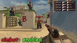 Secretly Using HACKS in BloxStrike Script..