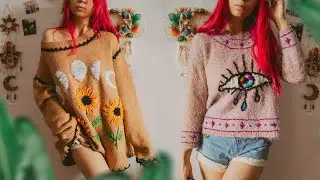 make your boring sweaters beautiful with this simple technique