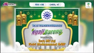 FREE CDR Desain Banner Spanduk MMT Pengajian Isra Miraj Nabi Muhammad SAW CorelDRAW X7 #asifbaart