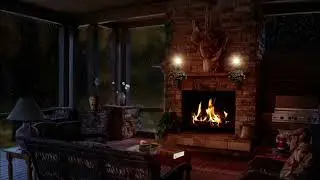 Cozy Fireplace 🔥 The ASMR Sounds of a Crackling Fire to Help You Fall Asleep