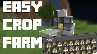Easiest Crop Farm in Minecraft 1.19+ (Wheat farm)