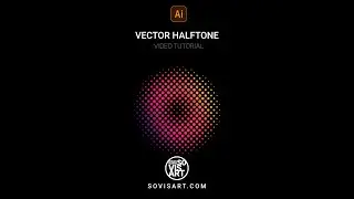 Vector Halftone in Illustrator by Sovisart 