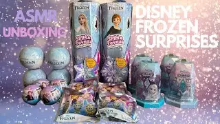ASMR | Unboxing Disney Frozen Mystery Surprise Toys! (No Talking)