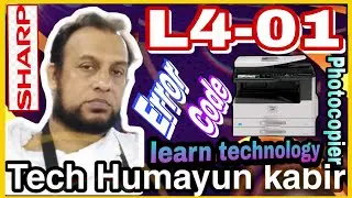 How to fix sharp error code L4-01 location MX-M265NE MX-M264N MX-M314N || #shorts #subscribe #sharp