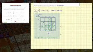 Example 11. Combinational circuit design with NAND gates only
