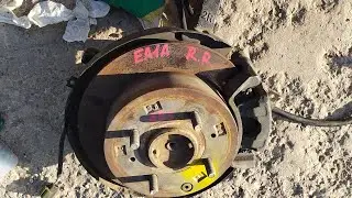 меняем задние барабаны на дисковые тормоза на митсубиси галант 8