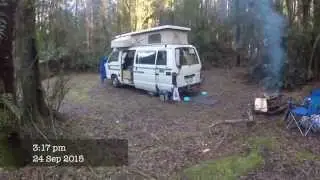Camping #1 Hellyer Gorge, Tasmania