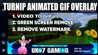 How to make animated overlay | animated overlay for turnip