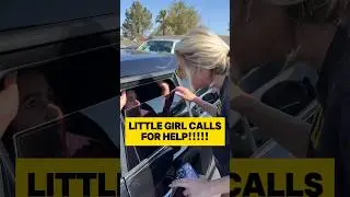 Little girl calls for help from car in Target parking lot. #truecrime #rescue #help #scary #drama
