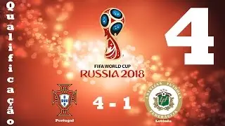 PORTUGAL 4-1 LETÓNIA (LATVIA) - TODOS OS GOLOS (World Cup 2018 Qualifiers) 13/11/2016