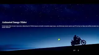 Animated Background Image Slider using HTML/CSS