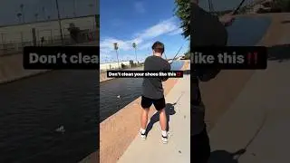 Don't Clean Your Shoes Like this❌👟