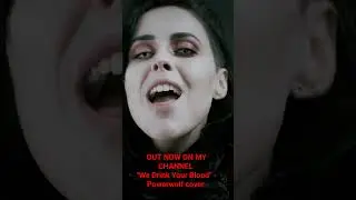 OUT NOW ON YT MY VERSION OF “WE DRINK YOUR BLOOD” BY POWERWOLF! 🩸🦇