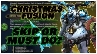 CHRISTMAS FUSION! MY THOUGHTS AND IDEAS! IS HE GOOD? RAID SHADOW LEGENDS