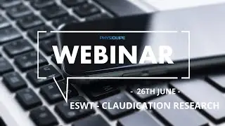 Webinar Series | ESWT - Claudication Research | 26th June