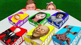 do not open lego set SIREN HEAD, SLENDER MAN, JEFF THE KILLER, GRANNY at 