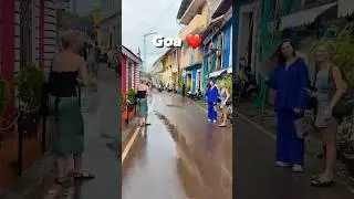 Goa in Monsoons 🌧️ #goa