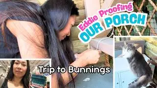 Life update, trip to Bunnings & Eddie proofing our front porch!