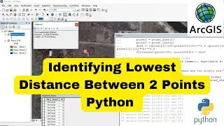 How to Identify Lowest Distance Between 2 Points using Python in ArcMap