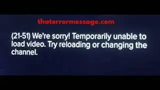 Unable to load video 21-51 (Sling TV)
