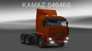 Обзор мода KAMAZ 546465 | [ETS2 v1.24.4.3]