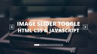 Image Slider Toggle Button dengan HTML CSS & JavaScript