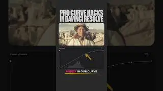 Pro hacks when using curves in Resolve. #davinciresolve