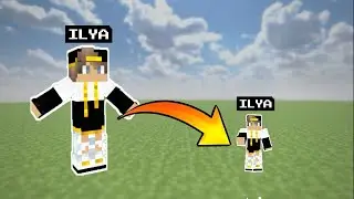 Men Minecraft da kichkina bulib qildim . Minecraft  Ilya