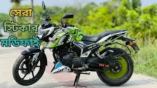 How to sticker modified RTR 4V || REJA VLOGS ||