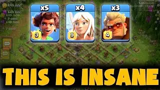 SUPER STRONG! SO MUCH HEALING WITH BEST DRUID ARMY IN CLASH! THIS ARMY IS OVERPOWERED! LIVE ATTACKS!