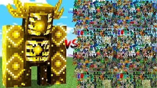 GOLDEN ZORDEN vs 500 RANDOM MOBS!