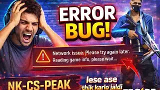 Free Fire NK-CS-PEAK Error Fix 😱 | Network Issue Problem Solve 2026