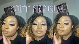 Makeup tutorial: soft pink glam| using the beautybymelissa palette #makeupartist #subscribe