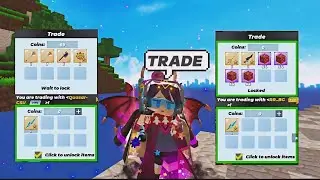 Trading Up Zeus Lightning For Mvps! Skyblock (Blockman Go)