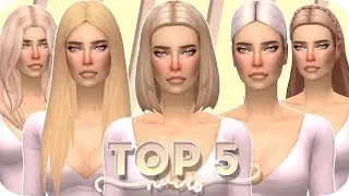 MY MUST HAVE TOP 5 HAIRS | SIMS 4 : CC FAVES  |