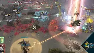 Space Marines vs Eldar - No Limit Mod - Massive Battle - Warhammer 40K Dawn Of War 3