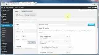 vid12 wordpress menu