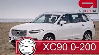 Volvo XC90 T8 acceleration 0-200