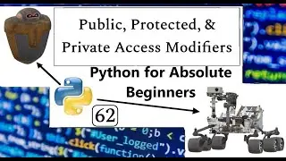 Public, Protected, Private Access Modifiers (OOPs) | Python for Absolute Beginners in English | #62