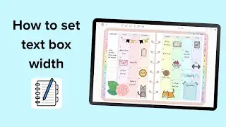 How to set text box width | Penly app tutorial