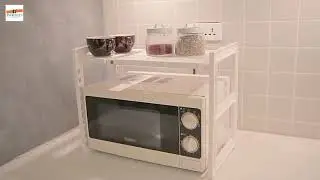 Under Sink Storage Shelf Kitchen Organizer 2 Tier Cabinet Dis