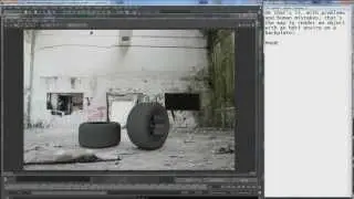 Maya tutorial - Rendering using HDRI enviro on backplate inside Mental ray