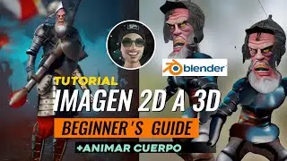 Pasar una imagen 2D A 3D 🔥 | Usando Blender y MonsterMash