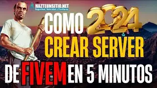 COMO CREAR UN SERVER DE FIVEM EN 5 MINUTOS (GRATIS) 2024