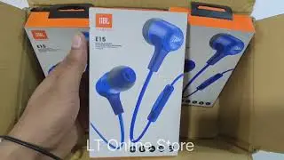 JBL E15 In-Ear Headphones with Mic, Blue   #jbl    #headphones