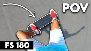 First Person FS 180 Tutorial | POV Skate Lessons