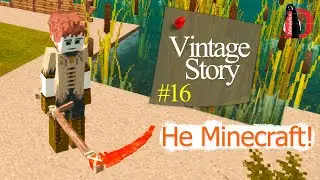 Vintage Story ( Лен, Коса, огород и почва 80% плодородности  ) - прохождение / выживание # 16