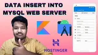 How to send data to MySQL in Android | Android MySQL- Post information to Web Hosting