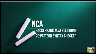 20:Pattern Syntax Checker || Hackerrank java solutions